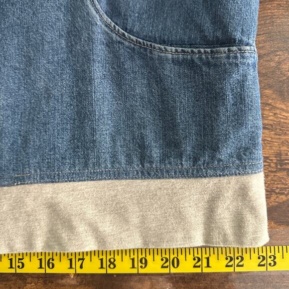 J Jill Hoodie Medium Petite Soft Cotton Lined Cropped Loungewear Outdoors Cozy - Picture 6 of 9